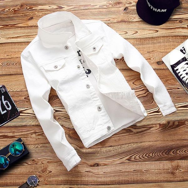 

classic brand men long-sleeved denim jacket pure color slim elegant mens autumn and winter casual coat1, Black;brown