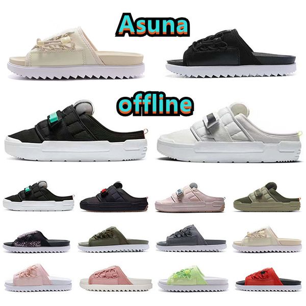 

asuna offline slippers designer mens slide black menta anthracite electro orange vast grey slipper fashion men women slides outdoor sandals