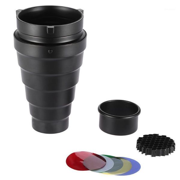 

lighting & studio accessories professional easy to use honeycomb strobe pography supplies aluminum alloy with color filter part conical snoo