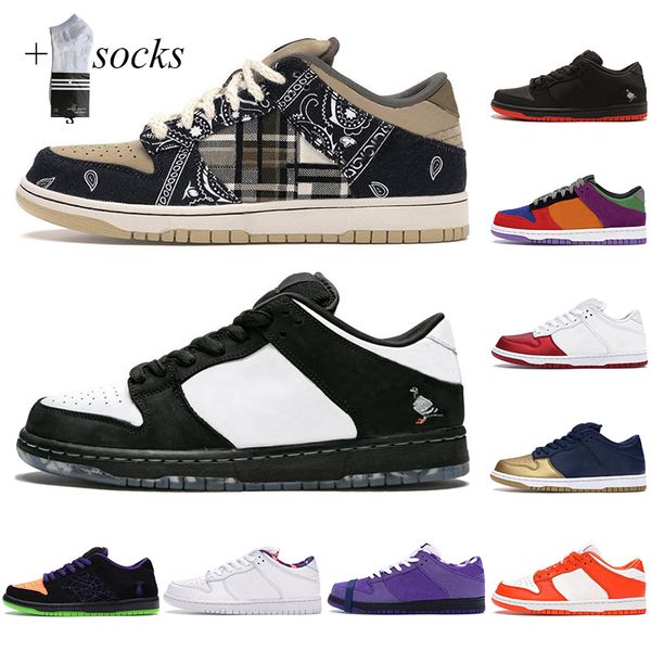 

with socks running shoes for men women travis scotts black pigeon metallic gold white diamond outdoor mens trainers sport sneakers, White;red