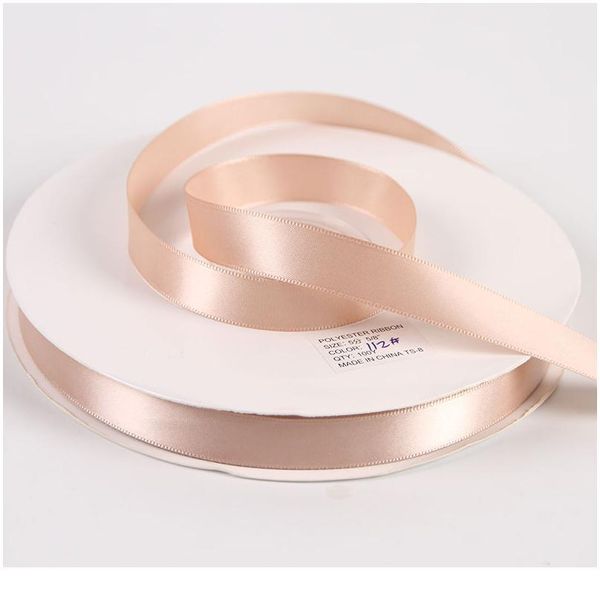 

100yards/91meters/roll champagne polyester ribbon 6/10/12/15/20/25/40mm ribbons wedding christmas gift cake wrap diy materia jlllos, Pink;blue