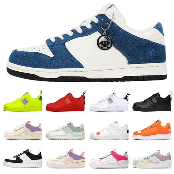 

wholesale 2020 one shadow 1 casual shoes mens women utility white black orange red trainer flax wheat blue pink women sports sneakers ju9k