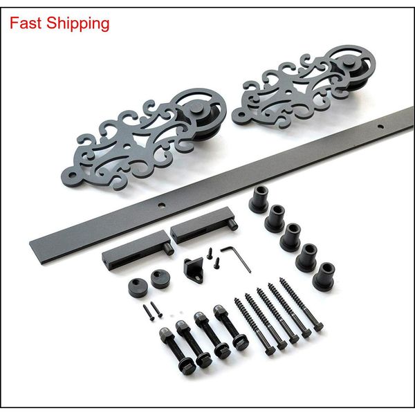 

royal pattern black steel sliding barn door hardware single closet door double interior door rollin qylrab bdenet