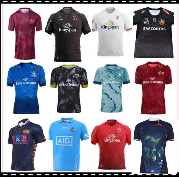 

2223 rugby jerseys shirts edinburgh ulster ath cliath dublin munster leinster exeter, Black;gray