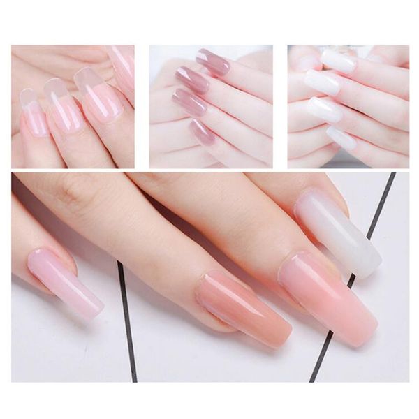 

2pcs 30g poly french nail acrylic gel uv led diy manicure nail art accs