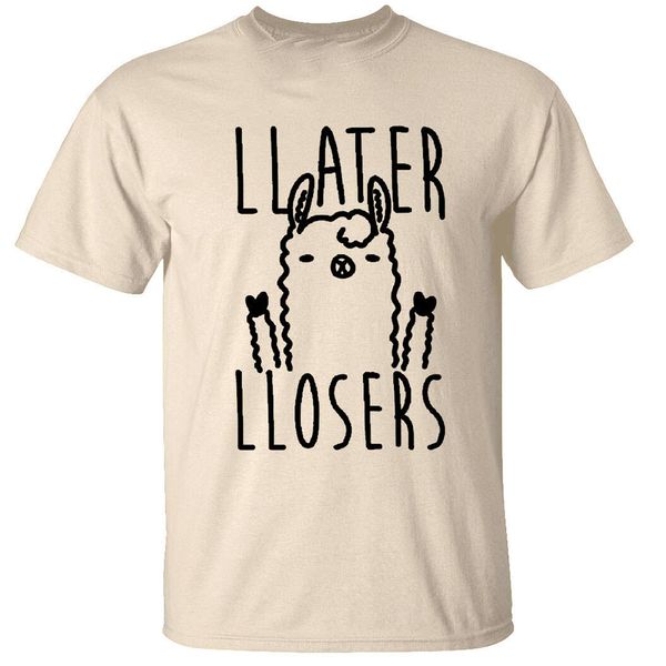 

llater llosers funny llama t-shirt later losers mens tee shirt sport hooded sweatshirt hoodie