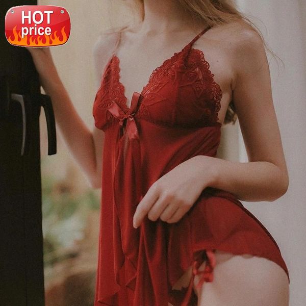 

honeymoon women's lingerie mini dress nightshirt night dress young girl sleepwear nightwear home nightgown #kt1x, Black;white