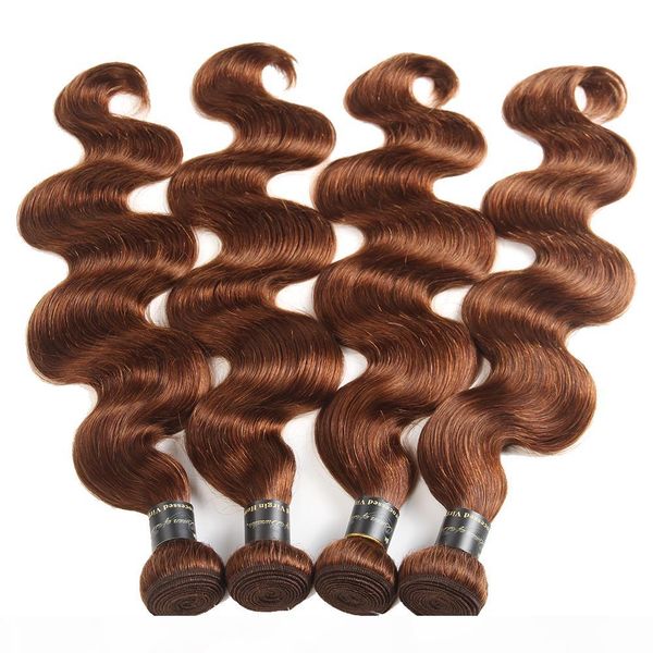

peruvian indian malaysian human hair bundles brazilian virgin wet and wavy body wave hair weaves pure color #2 #99j #27 #30, Black