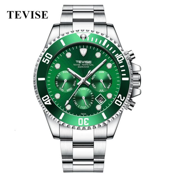 

designer new automatic watch men mechanical men's wristwatches stainless steel waterproof watch relogio masculino, Slivery;brown