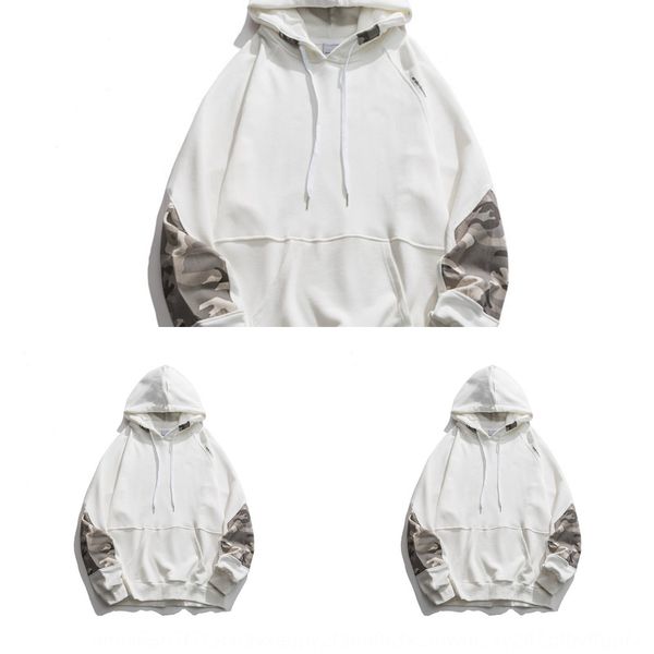 

chaowai 20 осени случайной свободные top sweatersweater свитер street камуфляж рукав мальчики тенденция с капюшоном с длинным рукавом wbhir, Black