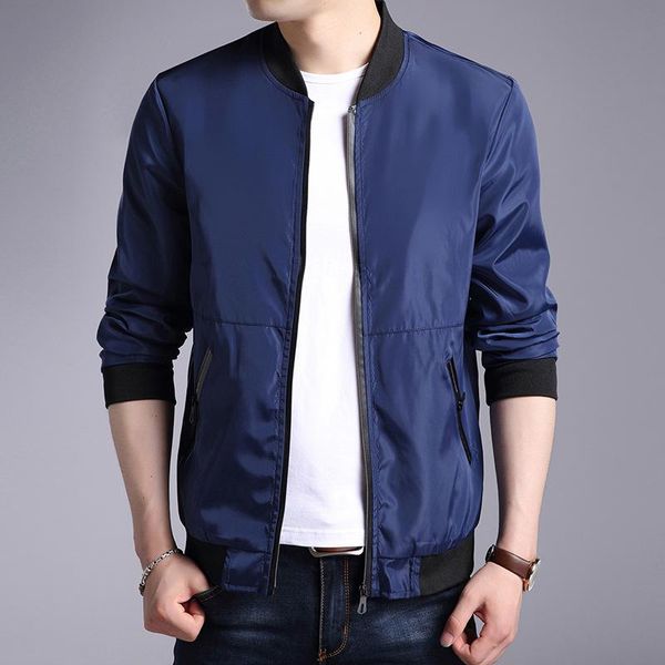 

mrmt 2020 brand new mens jacket solid color slim collar casual men jackets clothing coat outer wear clothing garment, Black;brown