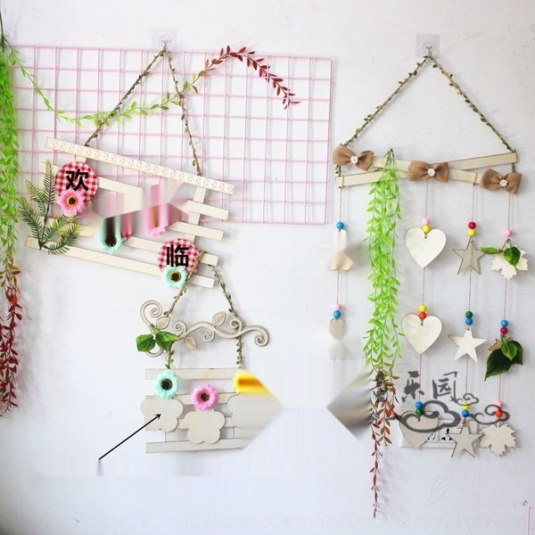 

z0ean handmade diy decoration hanging rules slogan pastoral wood kindergarten corner diydiy wind brand creative ring material mori drcxc