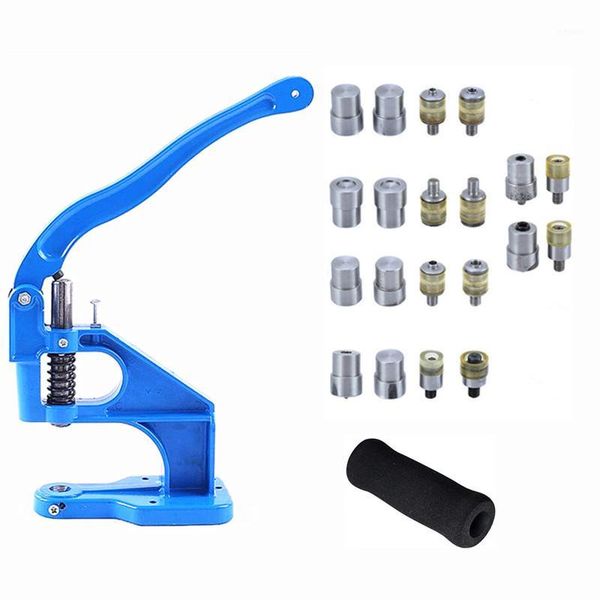 

1pc metal snap buttons rivets jeans buttons eyelets die press machine for install punching press machine mold +1pc glove1, Black