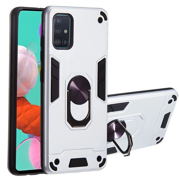 

with finger ring kickstand shockproof protective armor phone case for samsung galaxy a11 a21 a31 a41 a51 a71 a81 a91 a70e cover