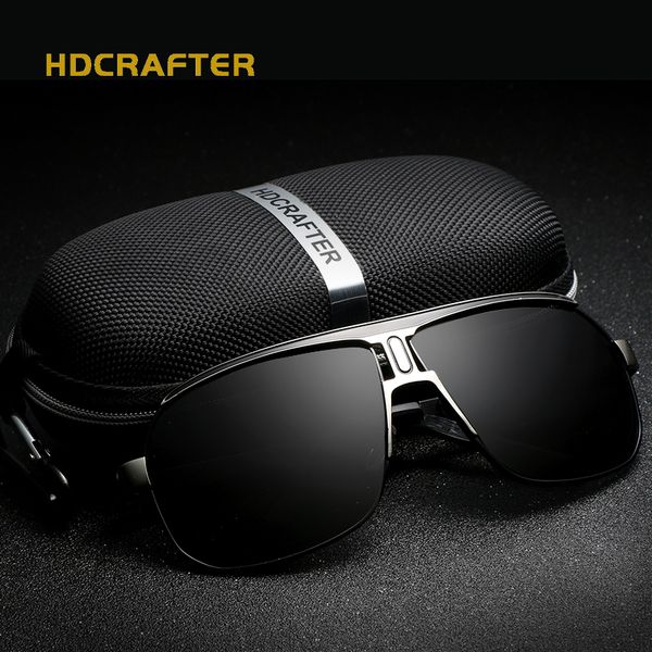 

hdcrafter 2020 brand designer men sunglasses square vintage sun glasses driving glasses eyewear for men, White;black