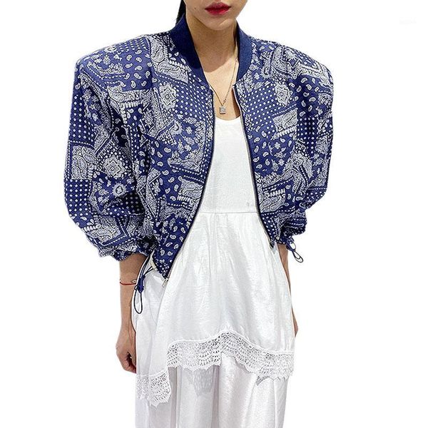 

2021 autumn women fashion bomber jackets coat aesthetic zipper short baseball outwear female casual loose overcoats lt962s501, Black;brown