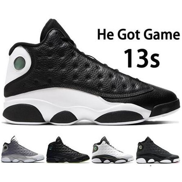 

дешевые 2020 мужская и женская баскетбольная обувь кроссовки 13s xiii black cat hyper royal chicago red для мужчин бренд дизайнерские спорти