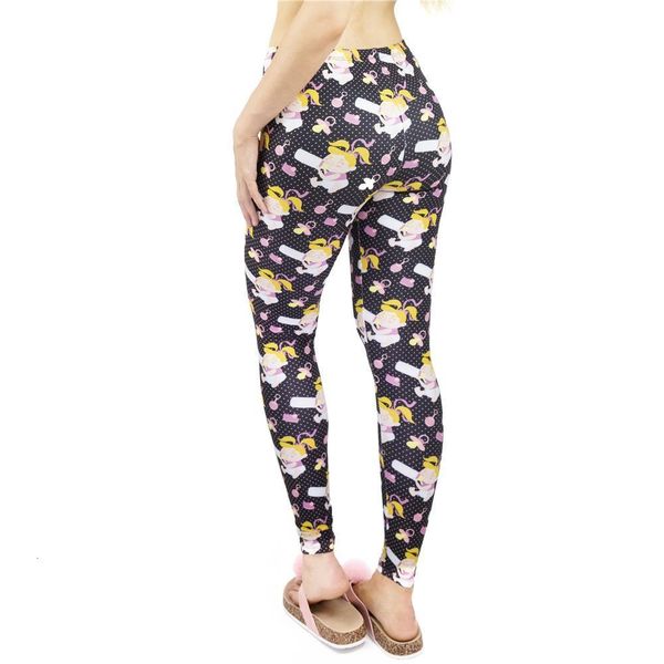 

new women legging baby_girl printing fitness leggings paddy fashion low waist woman pants drop shipping, Black