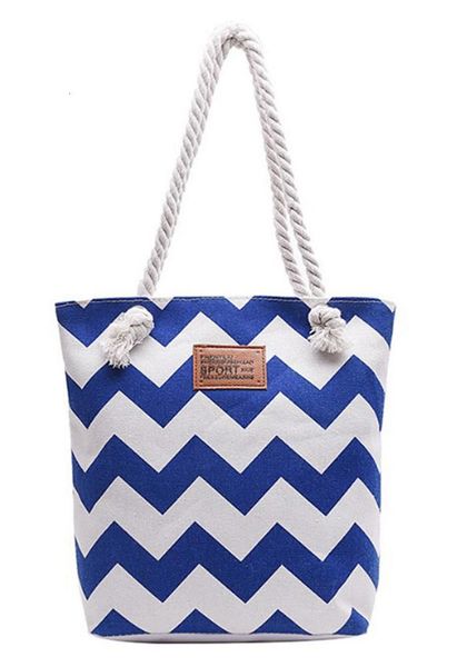 

women striped shoulder canvas tote beach handbag messenger fashion female large capacity cross body bag ladies shopping 2020, Red;black