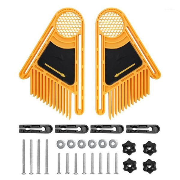 

2pcs reverse engraving machine feather boards feather loc board set wood working tools double featherboards miter gauge slot1