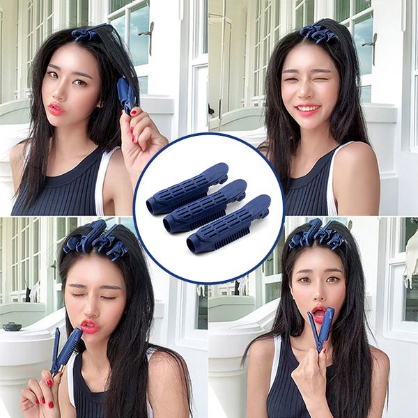 

fluffy artifact head curling cylinder hairpin female cushion hair root bangle styling clip headdress