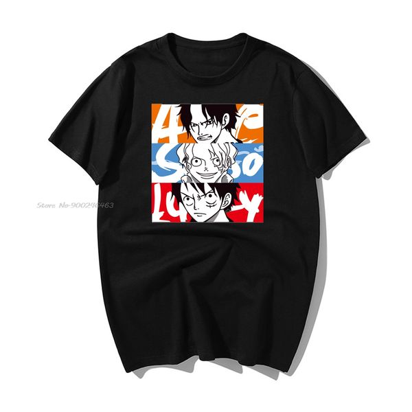 

sport tshirt new one piece t shirt men monkey d luffy t shirts summer men short sleeve cotton anime zoro ace law t-shirt tee