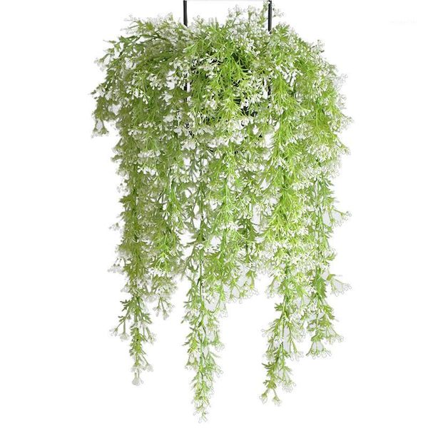 

decorative flowers & wreaths artificial green plants hanging ivy leaves fake vine christmas home garden wall party wedding decoration1