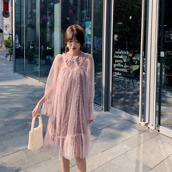 

иностранный стиль золотой бархат сшивание сетки в начале осени 2020 новый гвоздь платья женщин шарик принцесса кружева зашнуровать темпераме, Black;gray