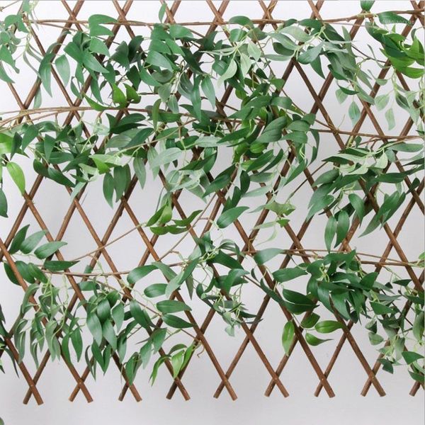 

decorative flowers & wreaths simulation artificial willow rattan 1.7m faux vine wicker decoration for wedding party home xjs7891