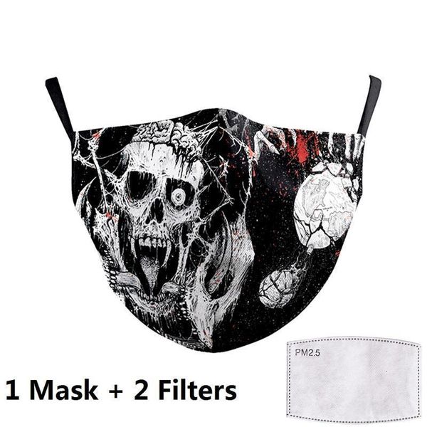 

face fabric big masks print mouth funny clown mouth cover reusable protection dust washab b71j