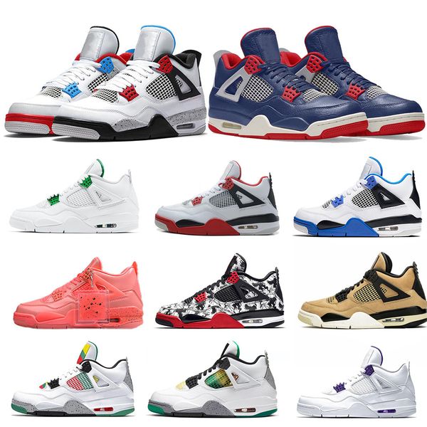 

бесплатная доставка 4sjumpman баскетбол обувь мужчины спортивные тренажеры раста как таковые неон silt red splatter winter грибной chaussure
