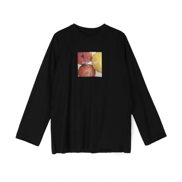 

dream of dt edition print long sleeve t-shirt women cotton women's autumn 2020 fruit fruit casual t-shirt sqjfm, White