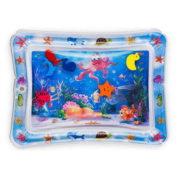 

summer relaxing water temperature lower baby playing mats ocs star shape floating underwater world sea animal infant lying wmtrjg hwjh