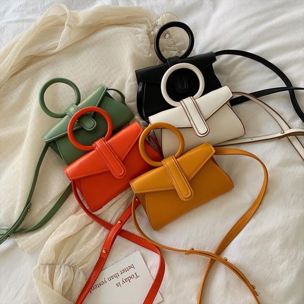 

мода pu кожа женщин сумки кошелек ручной сумки конструктора малый crossbody сумка зеленый оранжевый бежевый желтый мешок для женщин 2020