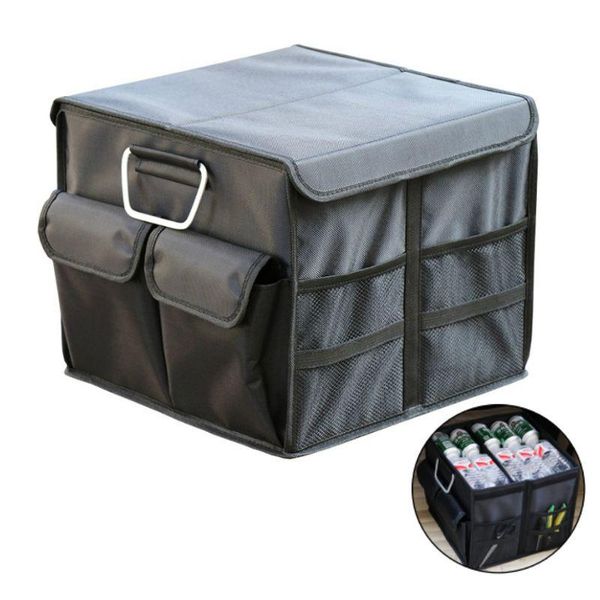 

36l car trunk organizer eco-friendly super strong & durable collapsible cargo storage box for auto trucks suv trunk box / bags