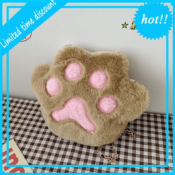 

little women 2020 new fashion korean version cute hair chic chain shoulder harajuku girl messenger bag