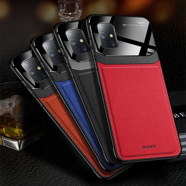 

luxury leather pu case for samsung a51 shockproof phone cover on the for samsung galaxy a51 2019 a 51 a515f sm-a515f funda coque