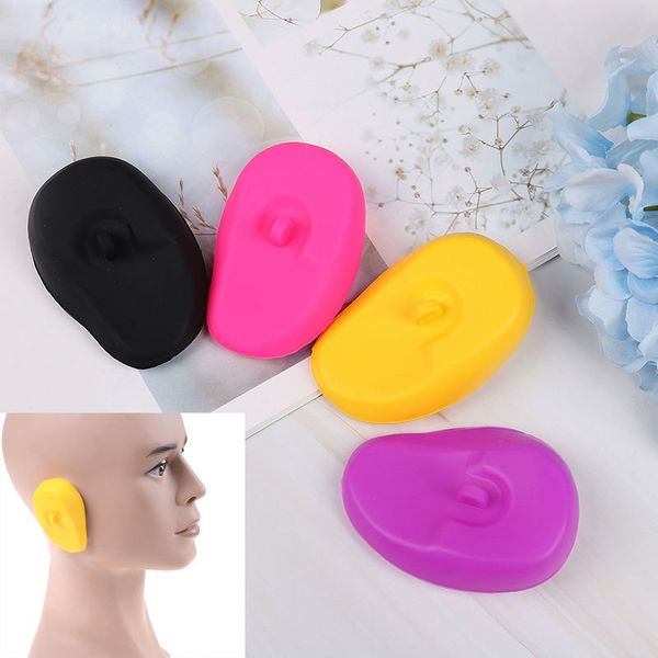 

1 пар душ водонепроницаемой окрашивание ушной zprotector заглушка довольно pro hair salon earmuffs