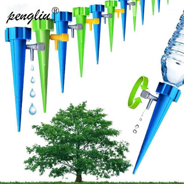 

automatic watering irrigation kits water can automatic with switch watering device plastic plant self pot 2pcs1
