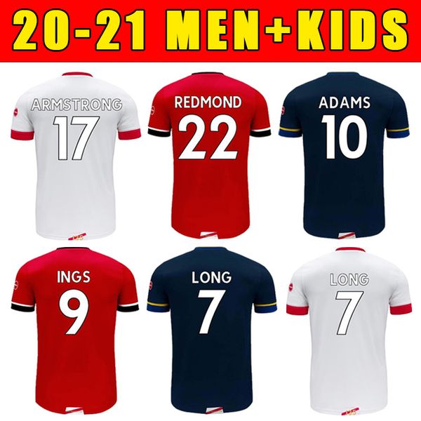 

soccer jerseys 20 21 short sleeve ings redmond djenepo adams bertrand boufal fans man + kids football shirt, Black;yellow