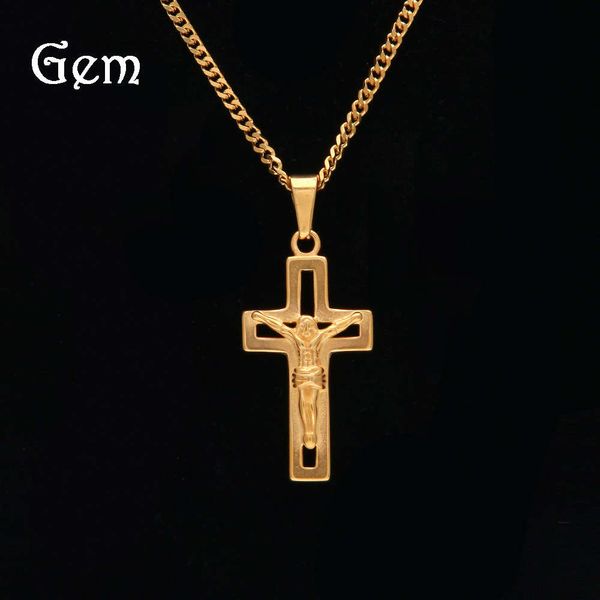 

hip hop men's crucifix pendant, Silver