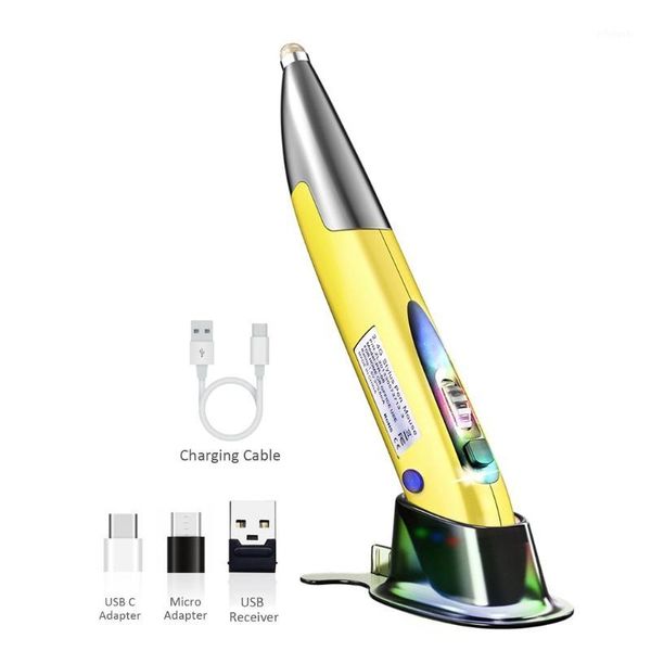 

mice rechargeable right hand and left 1200 dpi 2.4g usb wireless mouse touch pen1