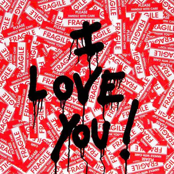 

mr brainwash i love you home decor handcrafts /hd print oil painting on canvas wall art canvas pictures 210205
