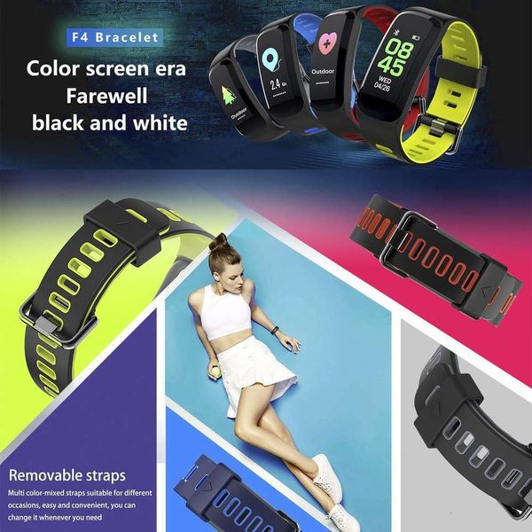 

smart wristband, color screen, heart rate measurement, pedometer, waterproof, wear-ristant, android / ios sports wabgt