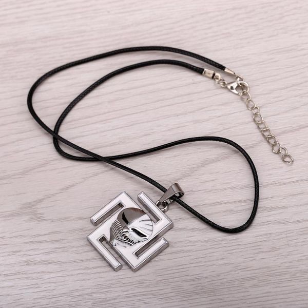 

pendant necklaces hsic drop anime bleach metal necklace silver rope chain for men and women cosplay accessories 110