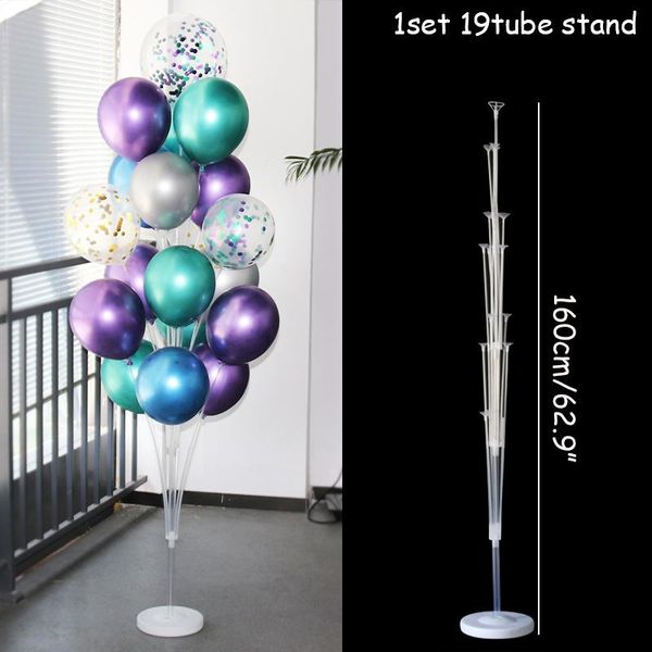 

1set 14 tubes воздушный шар держатель шары подставка колонка конфетти шар дети birthday party baby shower свадебные украшения принадлежности