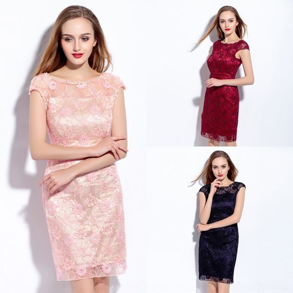 

8kmxb вышитые летом короткий рукав сетка новый весенний lace 2020 вышитые весной dresslace dressshort рукав сетки платье новое платье летом, Black;gray