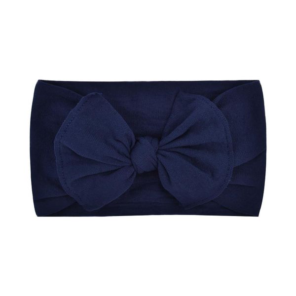 

1 piece turban bows headband for baby girls 6.1 inch headwraps elastic toddler headwear baby hair accessories soft bow headband q bbyvcg