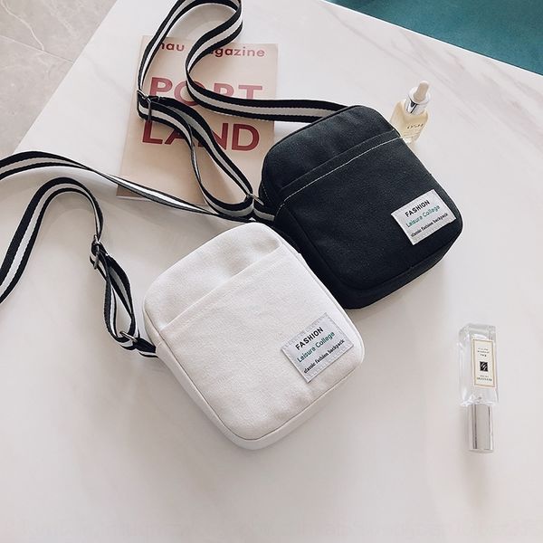 

wvgb4 new single small canvas canvasfresh simple pu solid color art women's shoulder bag and canvas beautiful fashion women's bag