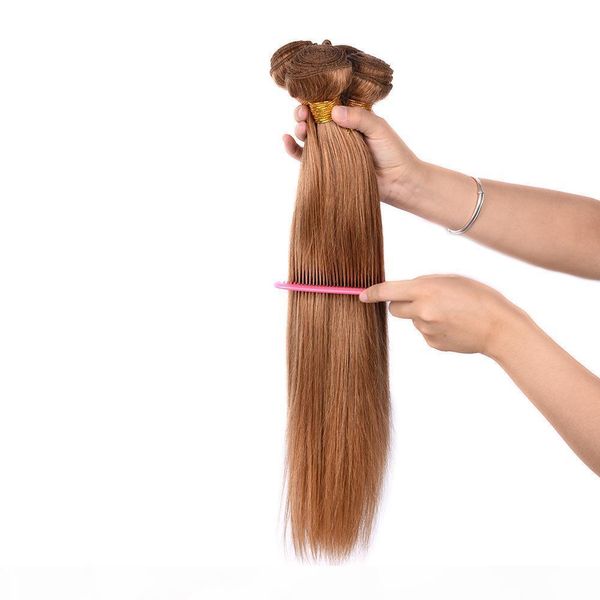 

27# pure color hair weave brazilian real hair straight hair, Black